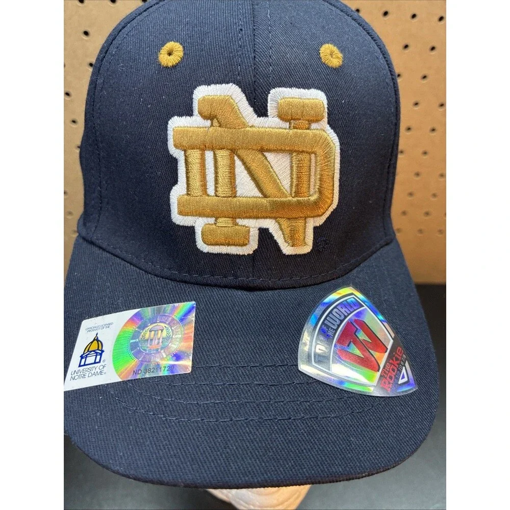 Irish Notre Dame Top of the World Infant Hat Cap One Size Stretch